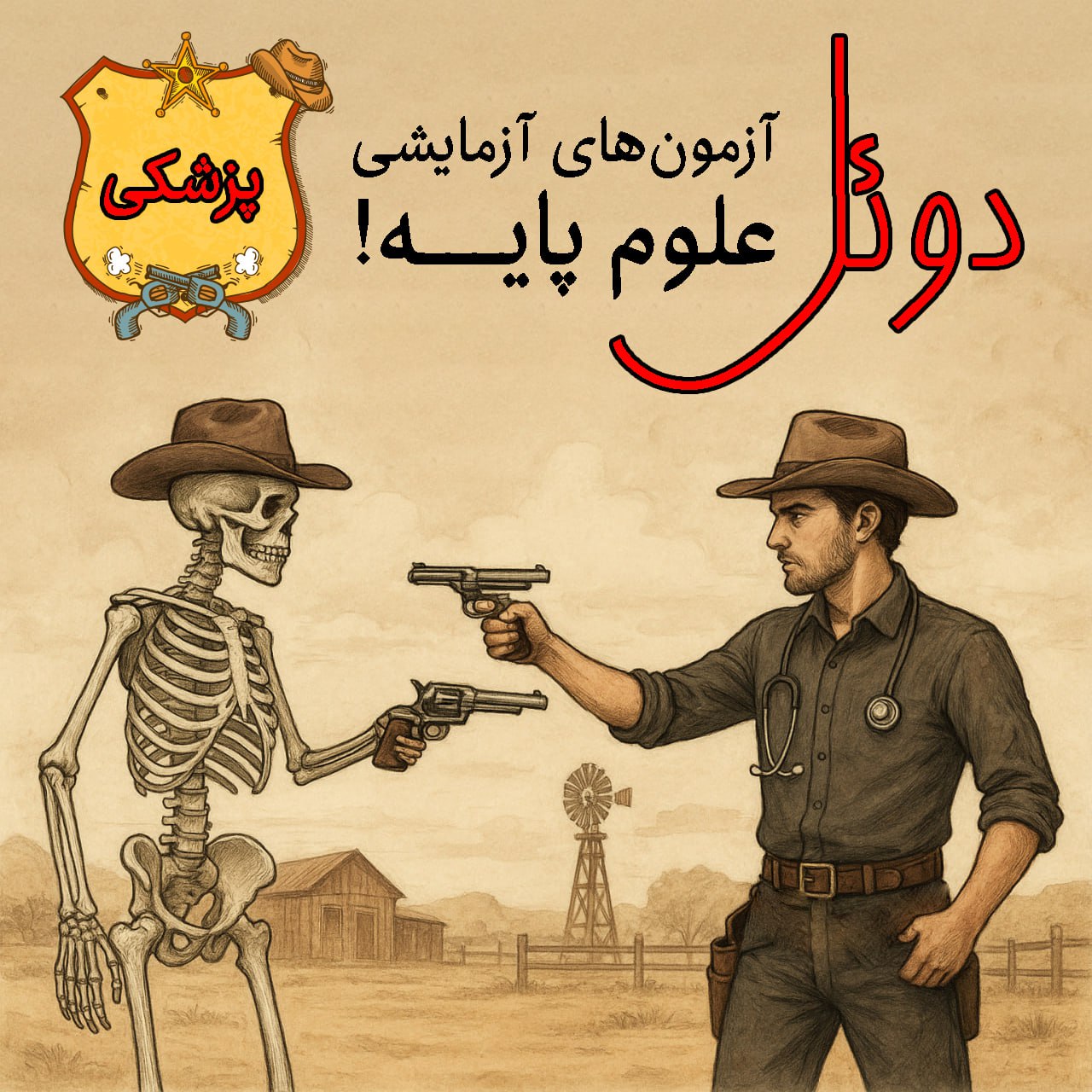 مشاوره و آزمون آنلاین دوئل علوم پایه پزشکی